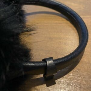 Rudsak Black Fur earmuffs